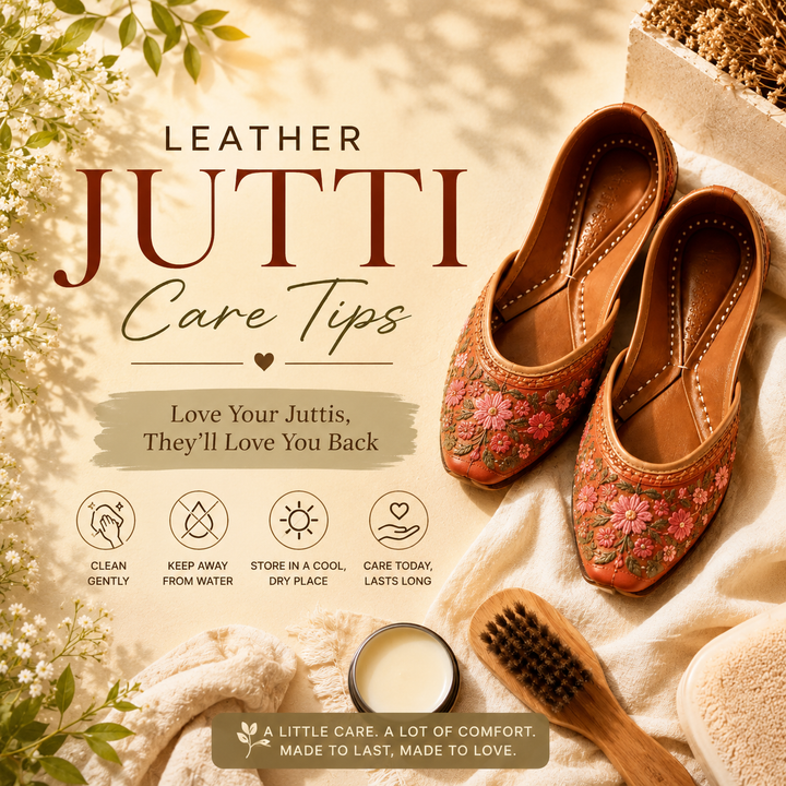 Leather Jutti Care Tips