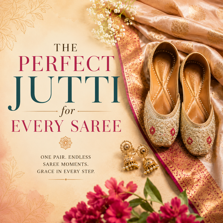 The Perfect Jutti for Every Saree