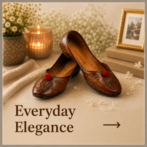 Everyday Comfortable Handmade Punjabi Jutti