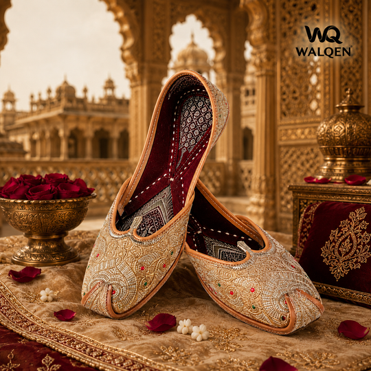Rajsi Noor Handmade Punjabi Jutti for Women