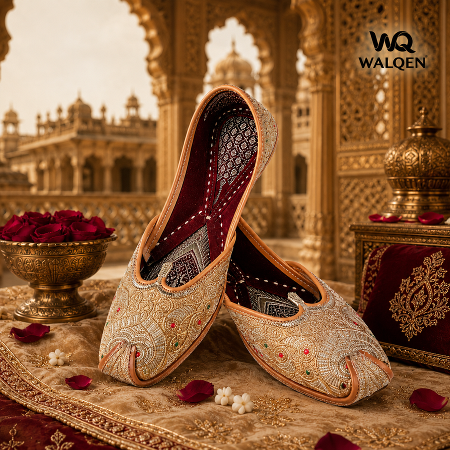 Rajsi Noor Handmade Punjabi Jutti for Women