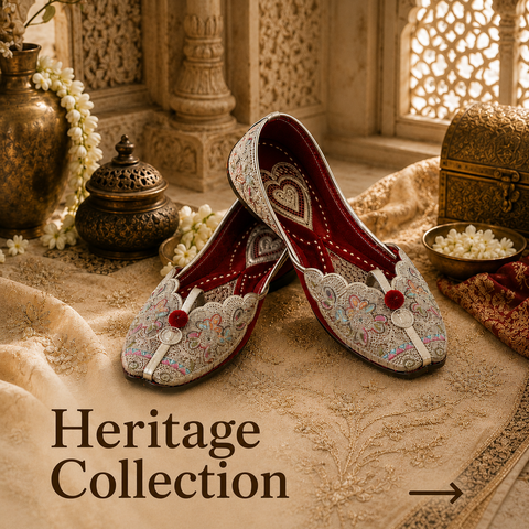 Heritage Handcrafted Leather Punjabi Jutti