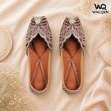 Rajwada Jaal Handcrafted Punjabi Jutti for Women