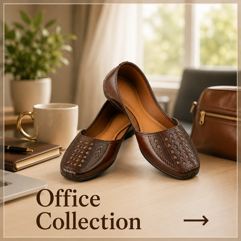 Comfortable Office Wear Punjabi Jutti for Women