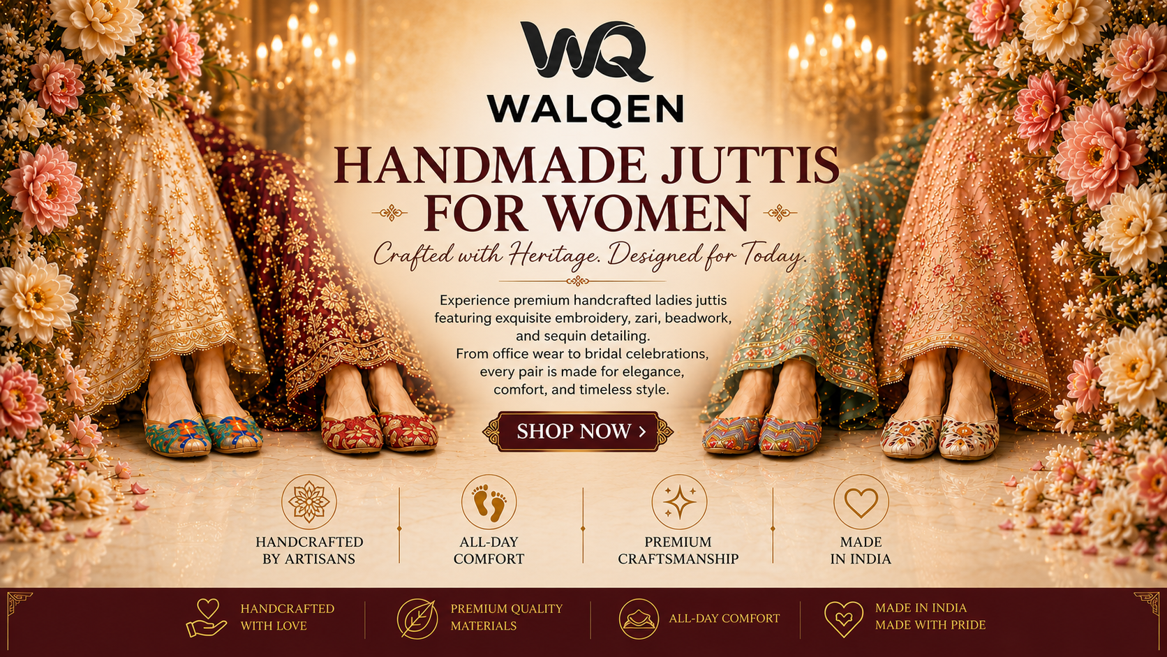 Handcrafted Juttis from India