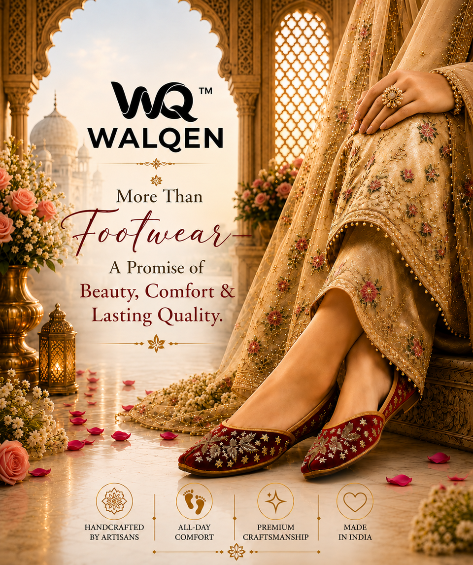 Handcrafted Punjabi Juttis for Women, Made by Skilled Indian Artisans