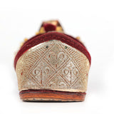 Golden Zari Handcrafted Punjabi Leather Jutti