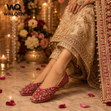 Handwork Velvet Punjabi Jutti