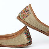 Multicolor Beads Handcrafted Punjabi Jutti