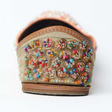 Multicolor Beads Handcrafted Punjabi Jutti