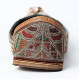 Multicolor Jaal Punjabi Leather Jutti