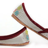 Paisley Design Beads Work Punjabi Jutti