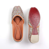 Paisley Design Zari Punjabi Jutti