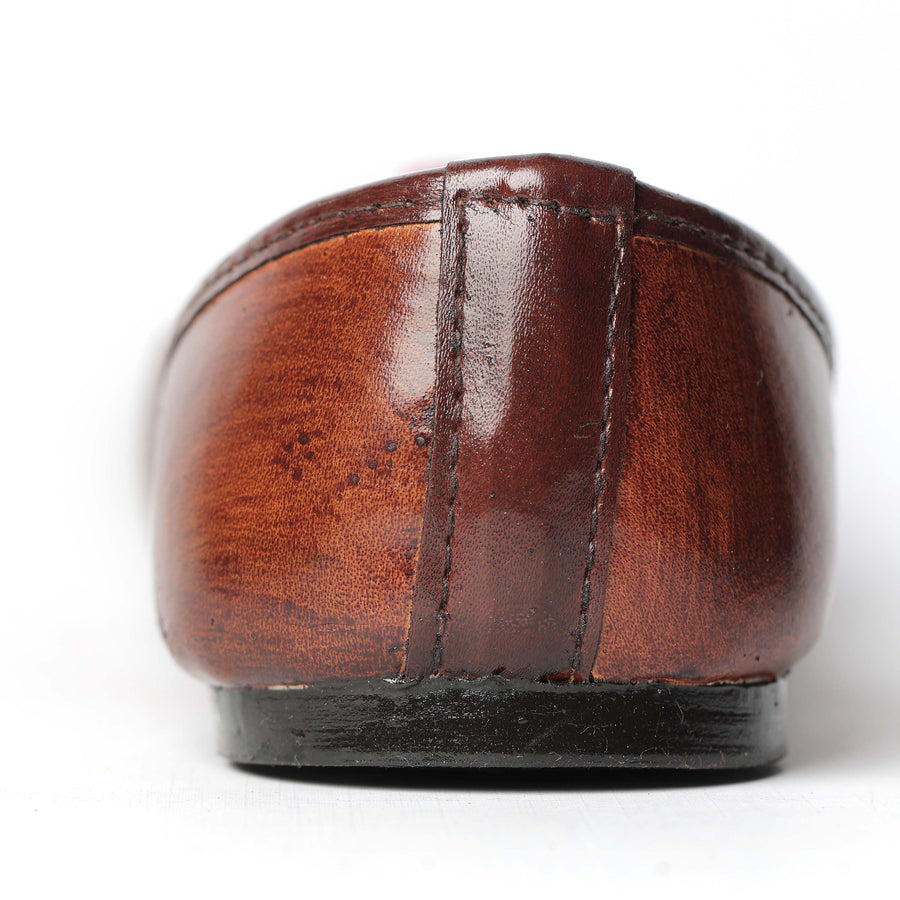 Patchwork Brown Punjabi Jutti