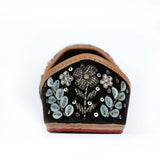 Peacock Embroidery Velvet Punjabi Jutti
