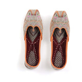 Pink Zari Heritage Punjabi Jutti