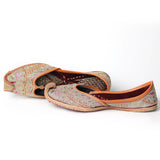 Pink Zari Heritage Punjabi Jutti