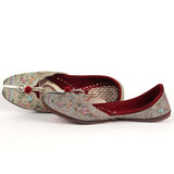 Silver Zari Ginni Royal Punjabi Jutti