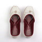 White Pearl Veil Royale Punjabi Jutti